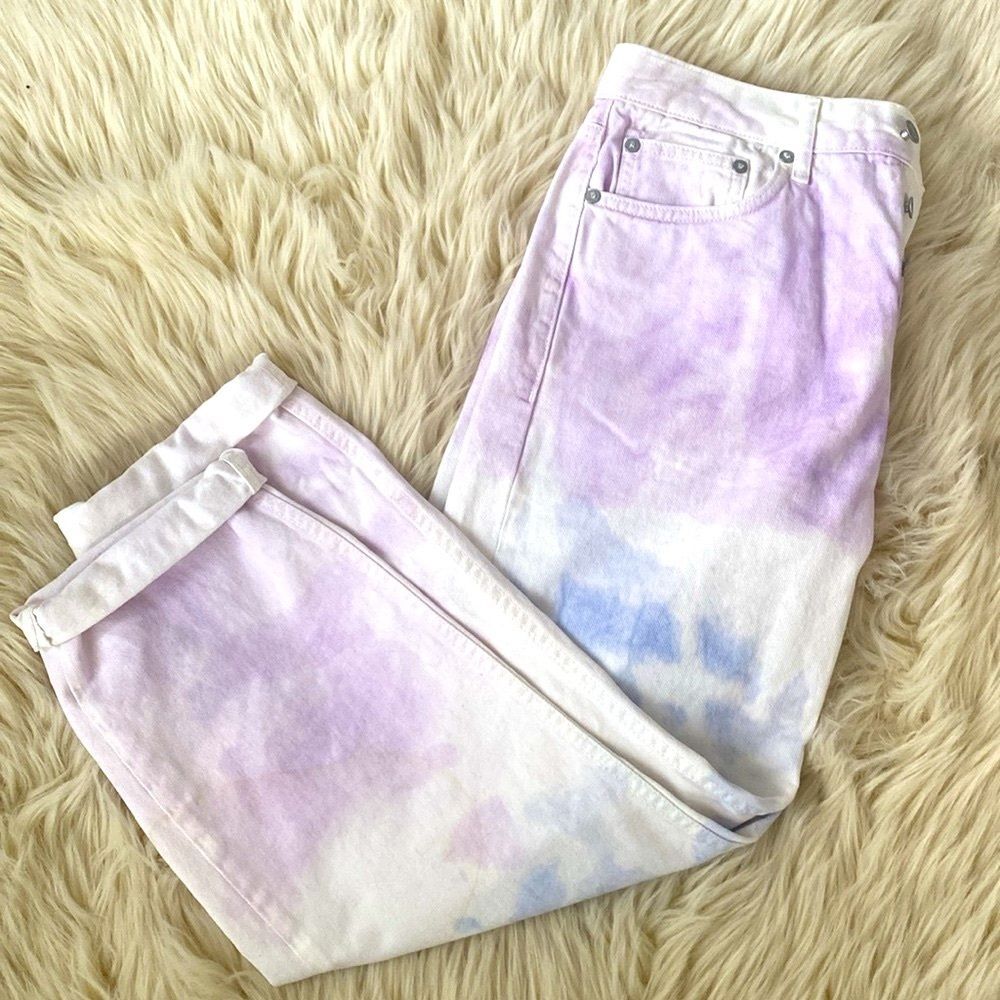 Topman Nordstrom relaxed multicolored jeans sz W32 /L32 Romantic Beach Vacation - Picture 6 of 13